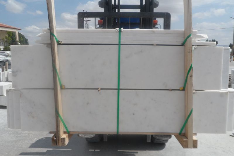 Şeker Afyon Beyaz Denizlik Mermer Cilalı m2 1100 TL /M2 - Görsel 10